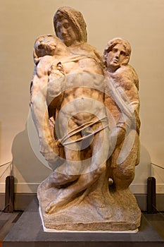 Palestrina PietÃÂ  Michelangelo, Galleria dell`Accademia, Florence, Italy